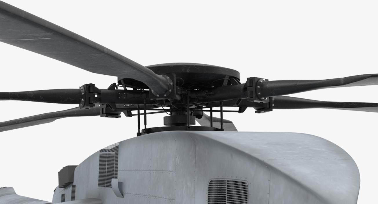 3D model Sikorsky MH-53 Pave Low Usaf Rigged