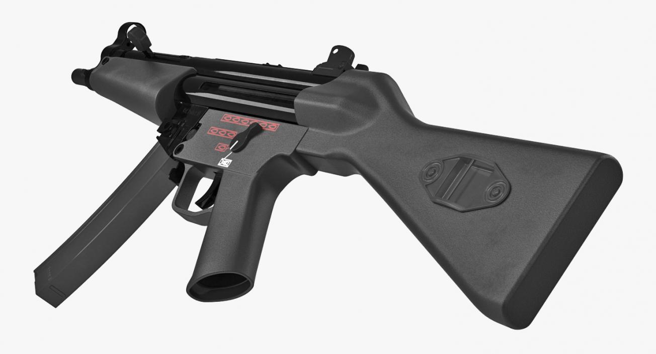 MP5 SMG German Submachine Gun 3D model