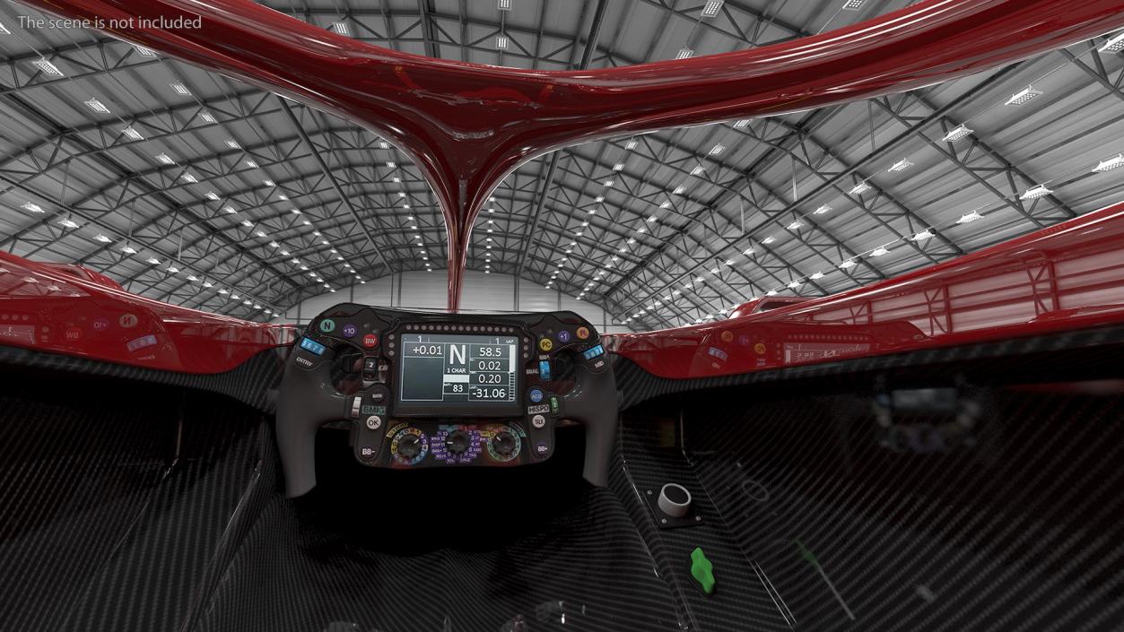 Formula 1 2022 Steering Wheel 3D model