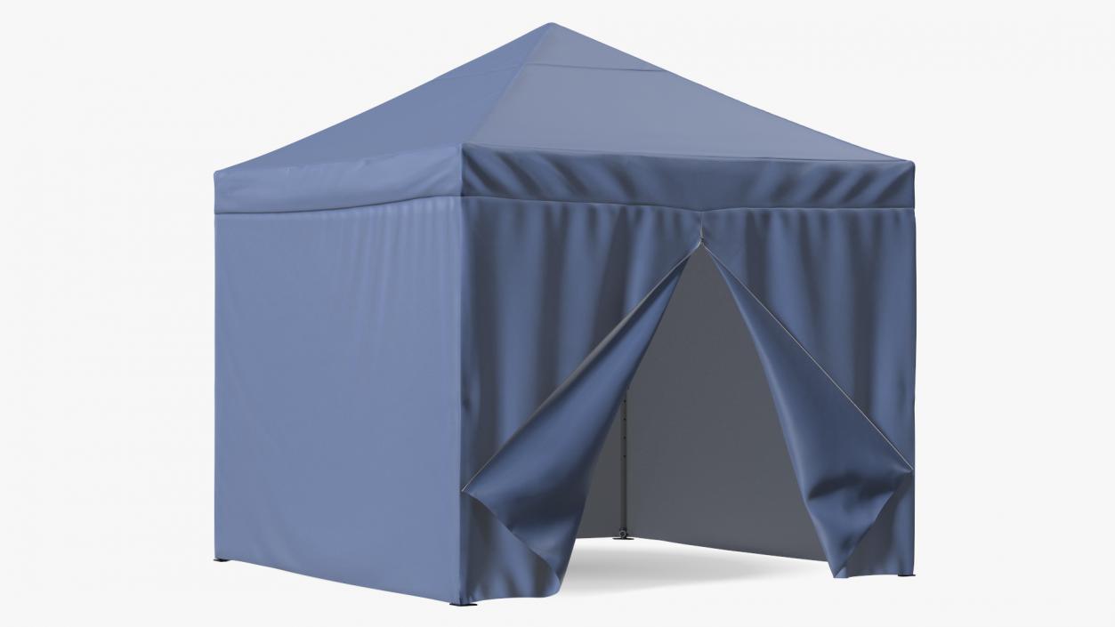 Outdoor Pop Up Gazebo Party Tent Blue 3D