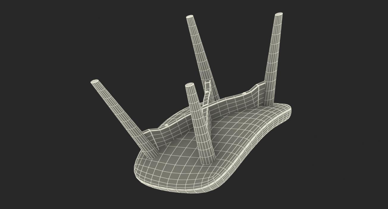 Patchwork Foot Seat 3D model