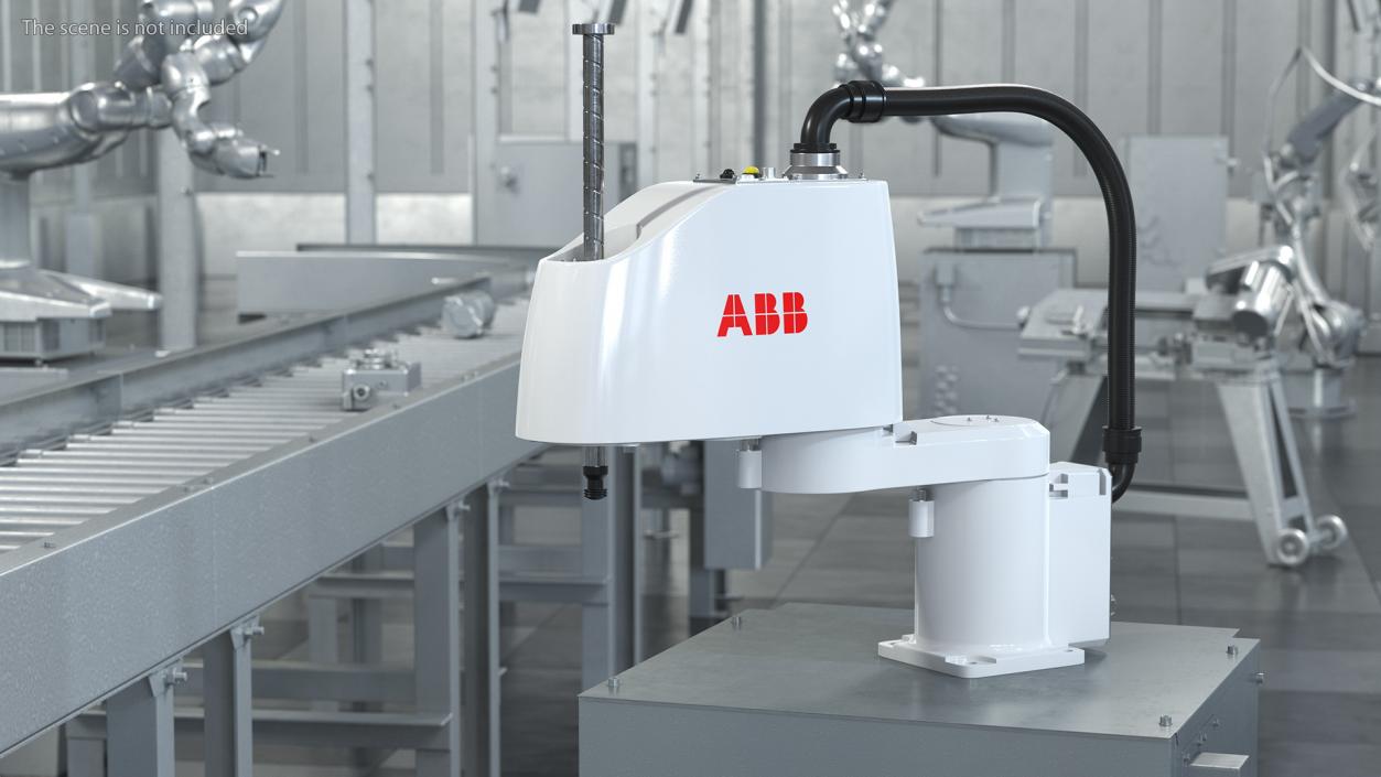 ABB IRB 910SC Industrial Robot Arm 3D model