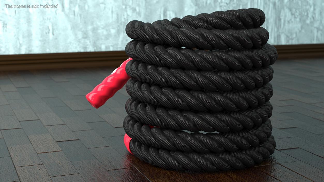 3D Pure2Improve Battle Rope Folded
