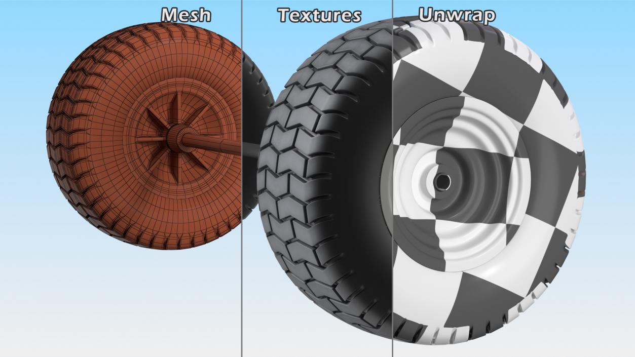 3D model Wheel Axle