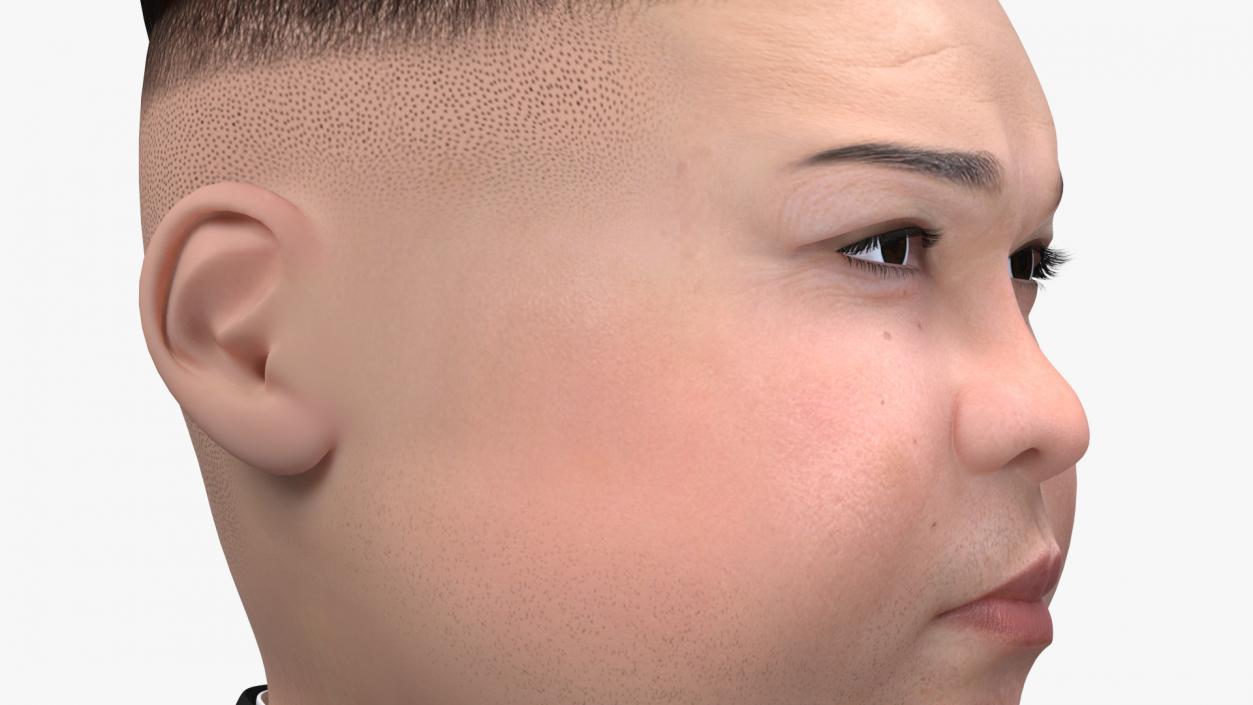 Cartoon Kim Jong Un Serious 3D