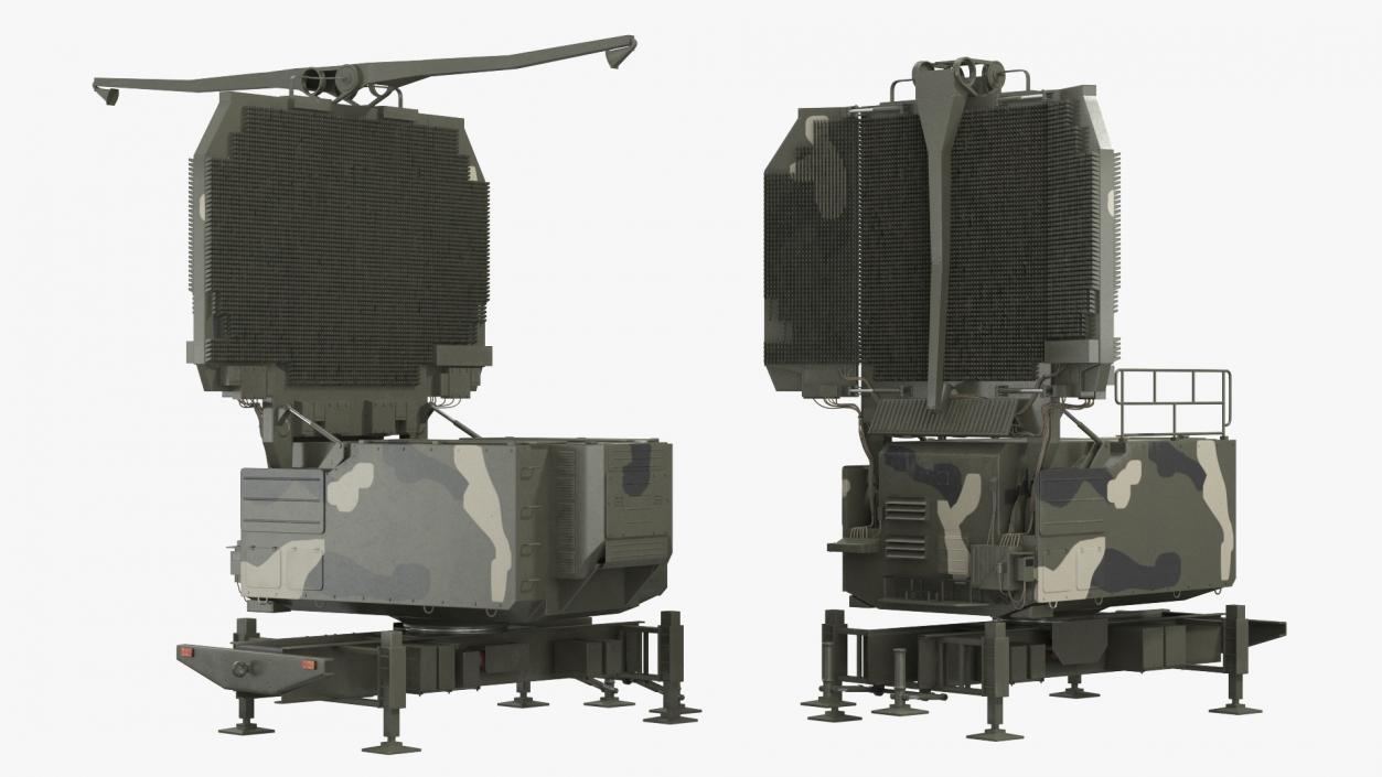 3D TOMBSTONE 64N6 Long Range Surveillance Radar Camo Rigged