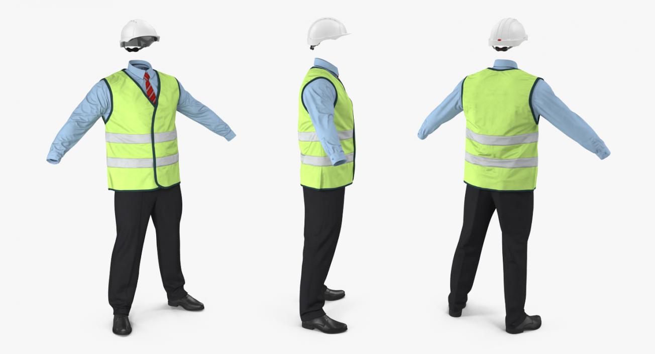 3D model Construction Architect Uniform