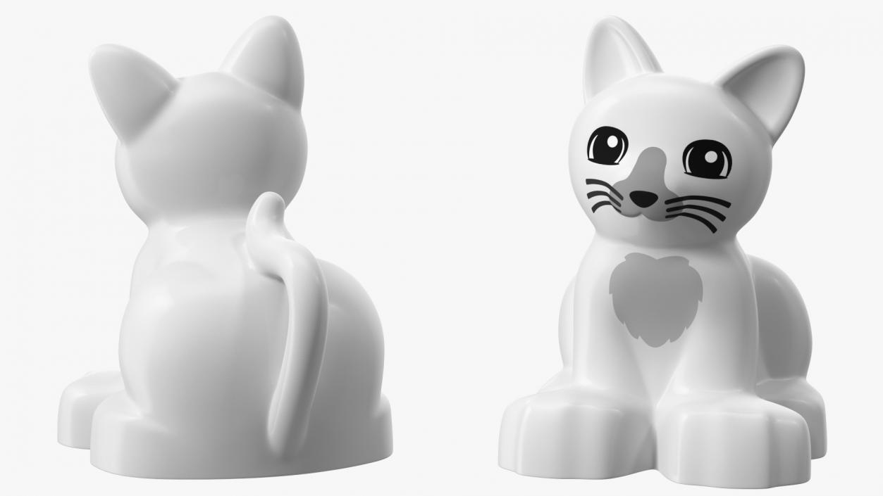 Lego Duplo Cat 3D model