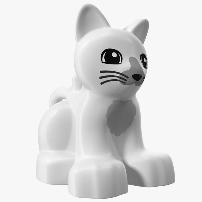 Lego Duplo Cat 3D model