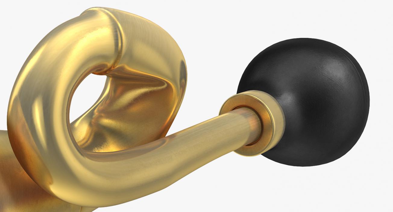 3D model Brass Taxi Horn