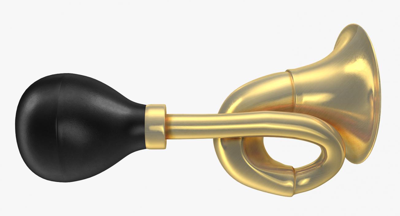3D model Brass Taxi Horn