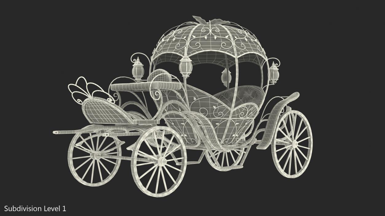 3D Pumpkin Carriage