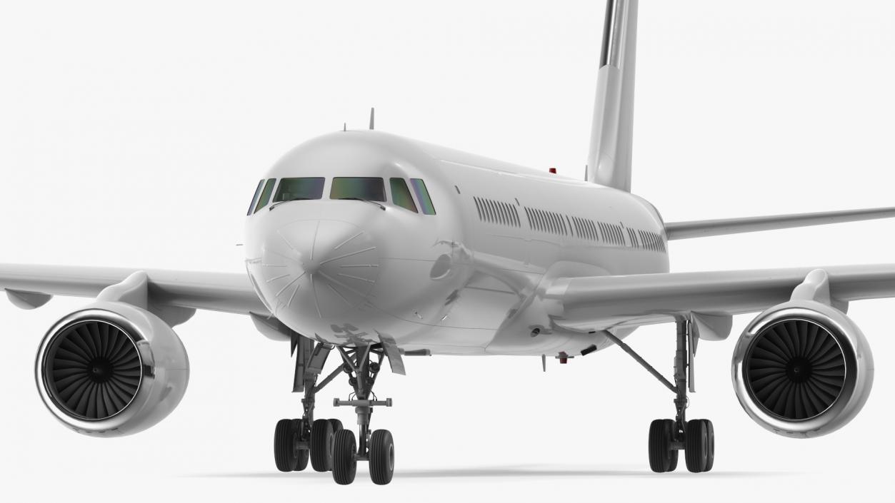 Narrow-Body Jet Airliner Blank Livery Rigged 3D model