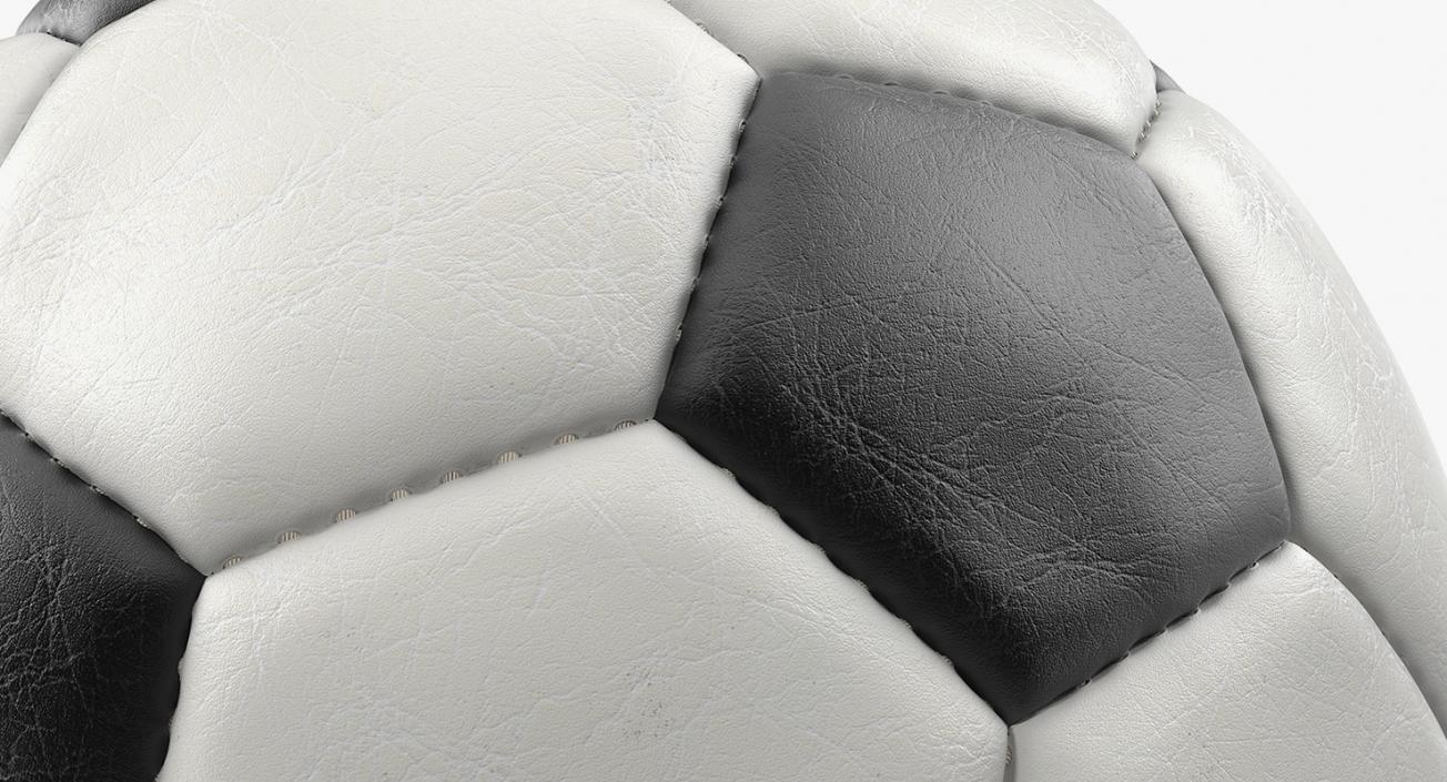 Leather Soccer Ball 3D model