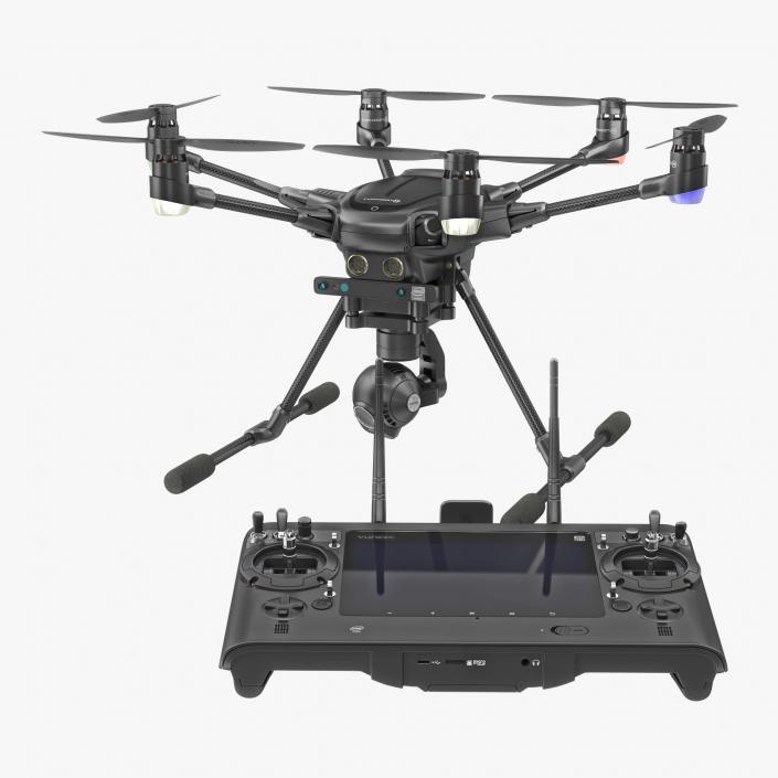 3D Yuneec Typhoon H Videography Hexacopter Set model