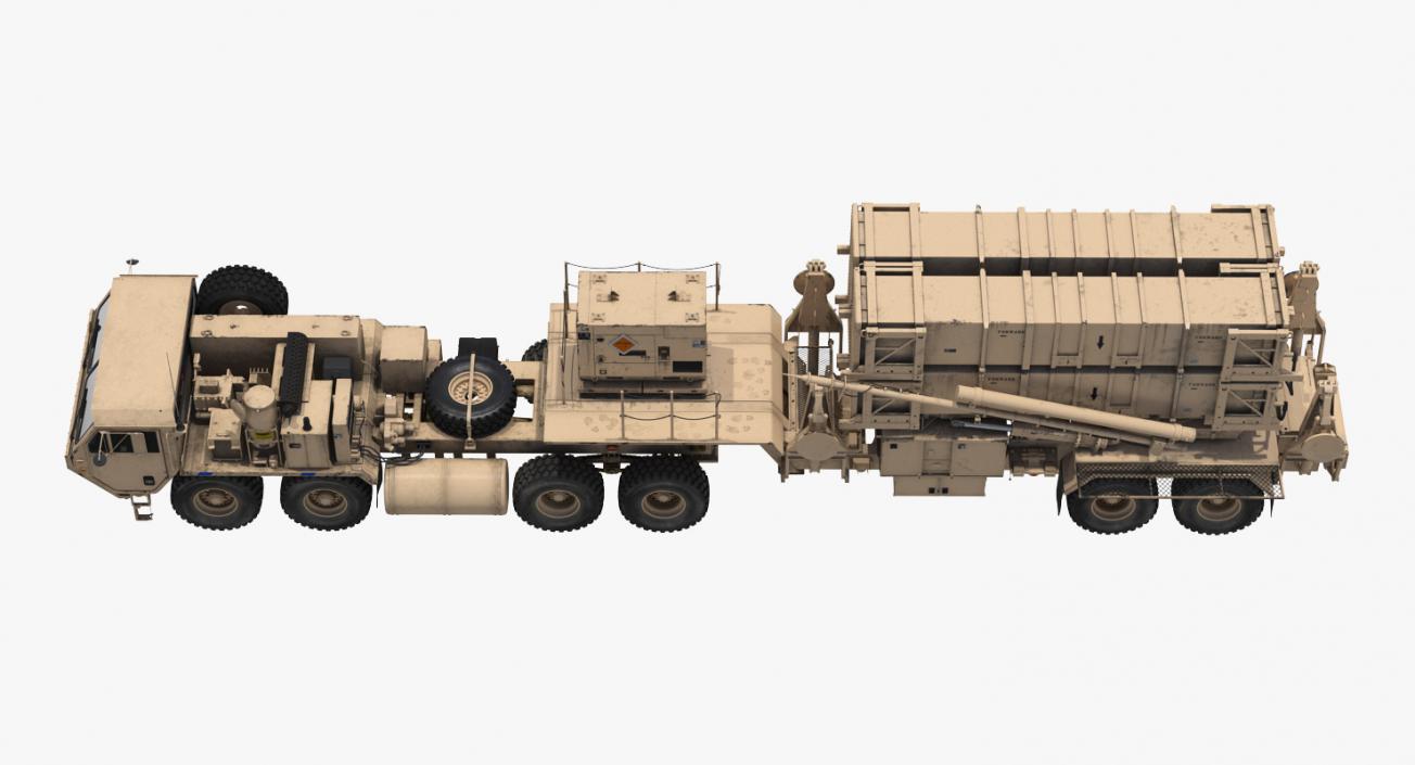 MIM-104 Patriot Surface to Air Missile SAM Sand 3D