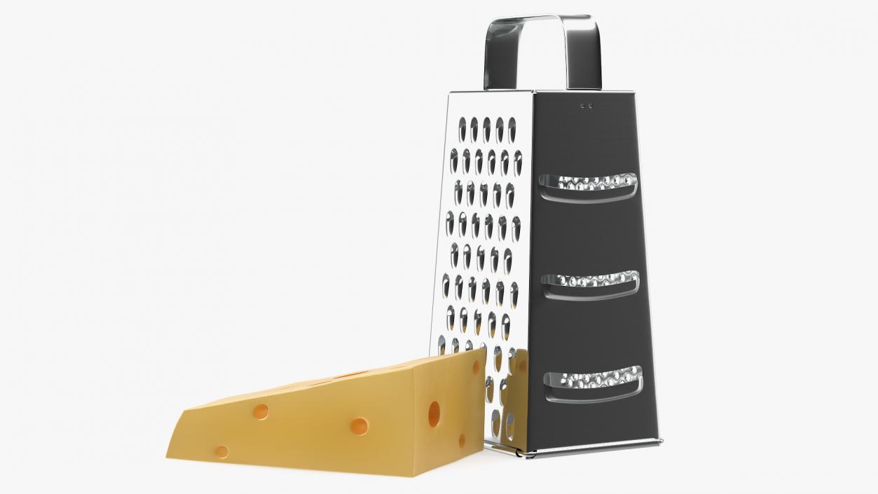 3D Kitchen Grater with Cheese