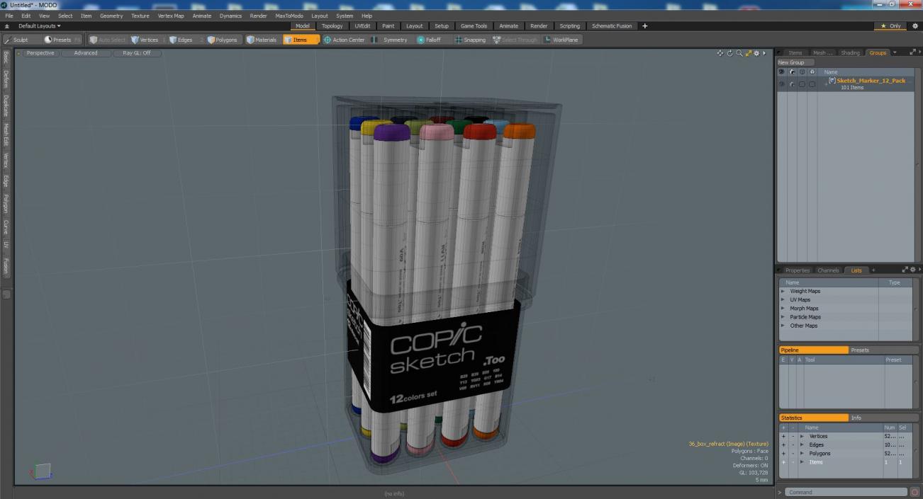 3D Sketch Marker 36 Pack