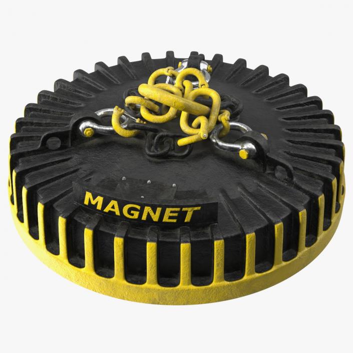 Lifting Industrial Electromagnet 3D