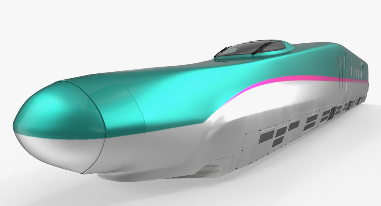 3D High Speed Train Shinkansen E5 Locomotive