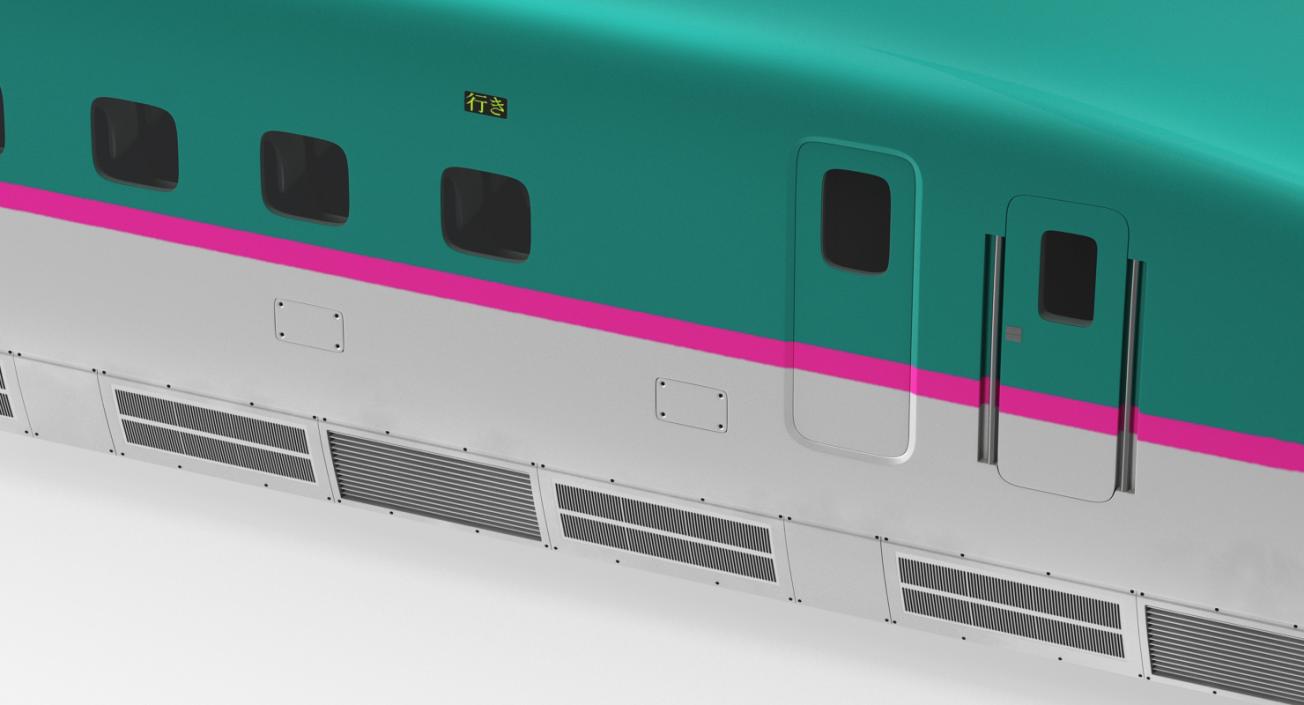 3D High Speed Train Shinkansen E5 Locomotive