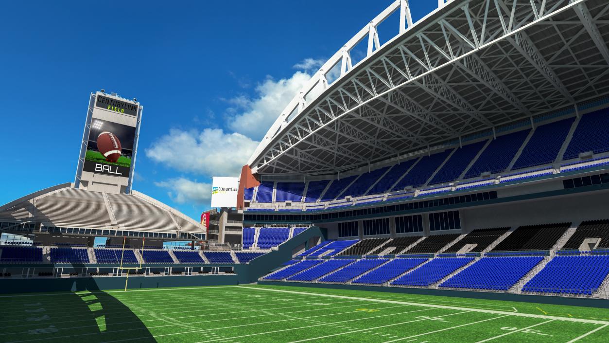 3D Lumen Field Multi Purpose Stadium model