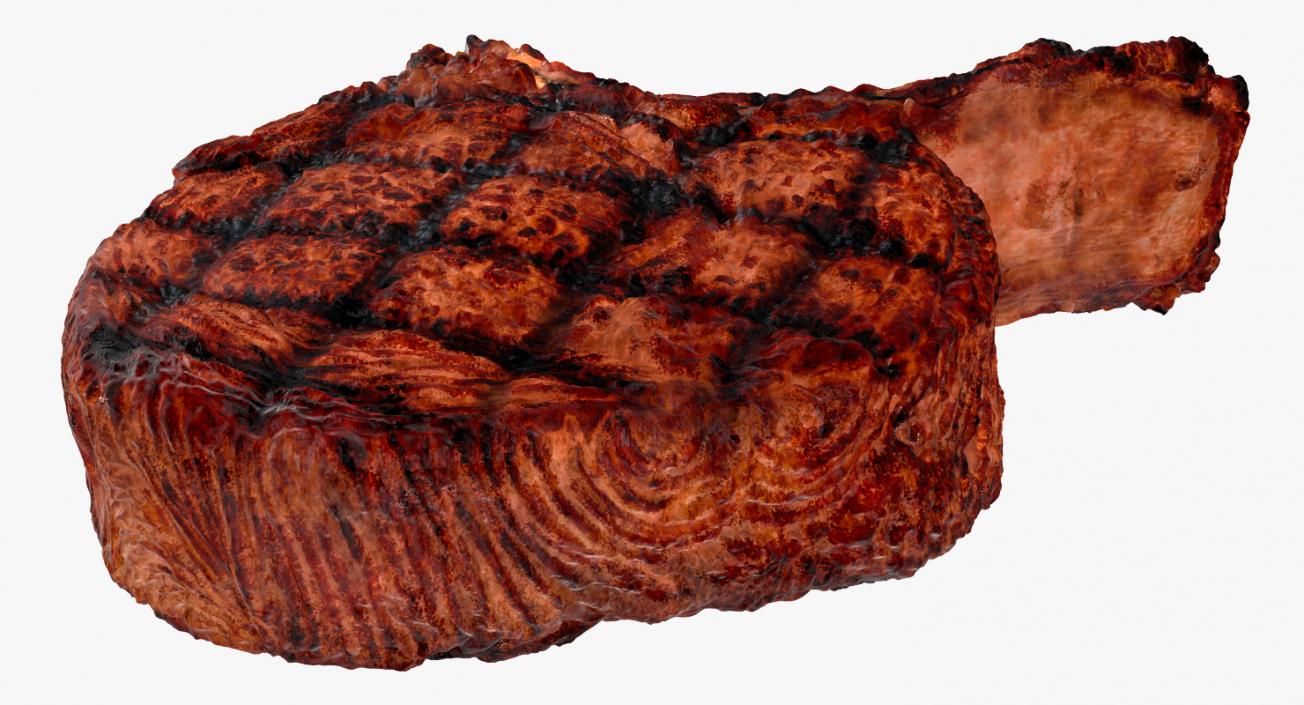 3D Grilled Rump Steak model