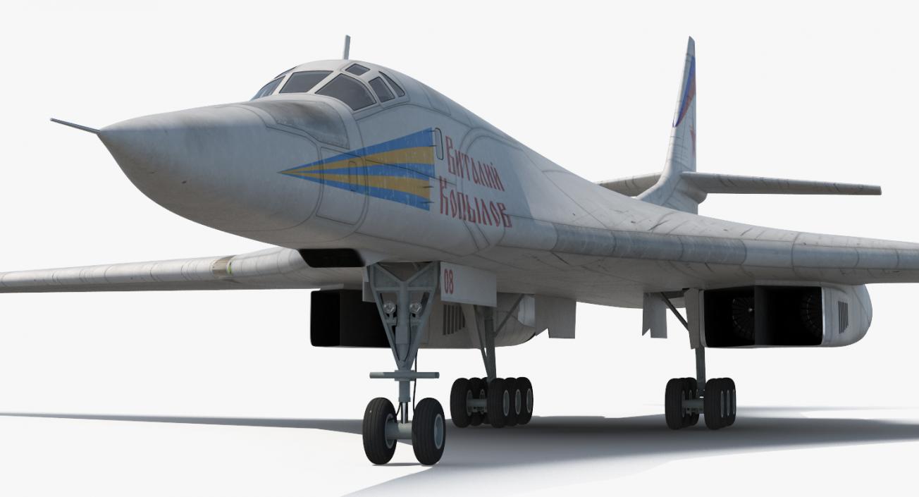 3D Strategic Bomber Tupolev Tu-160 Blackjack