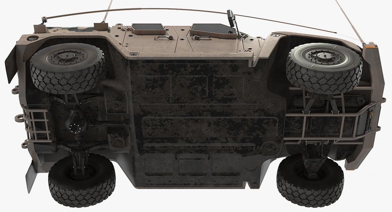3D model Hawkei Thales 4x4 Vehicle