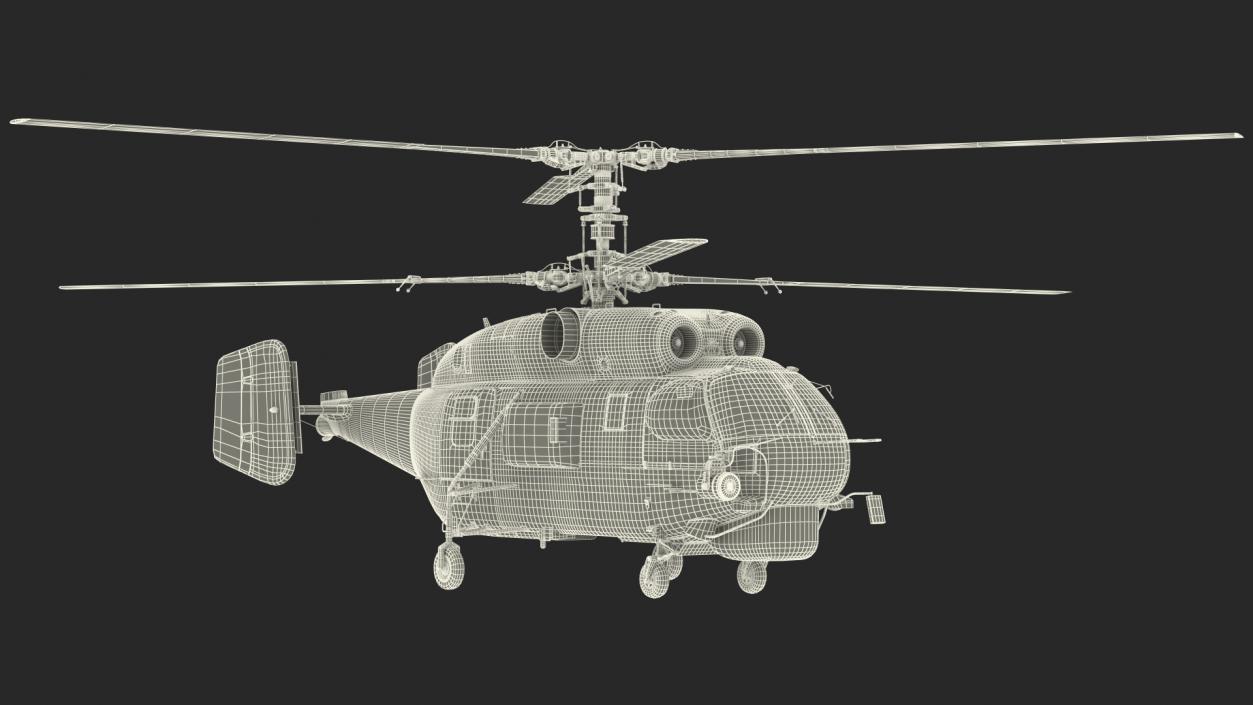 3D Kamov KA32 Russia EMERCOM Helicopter