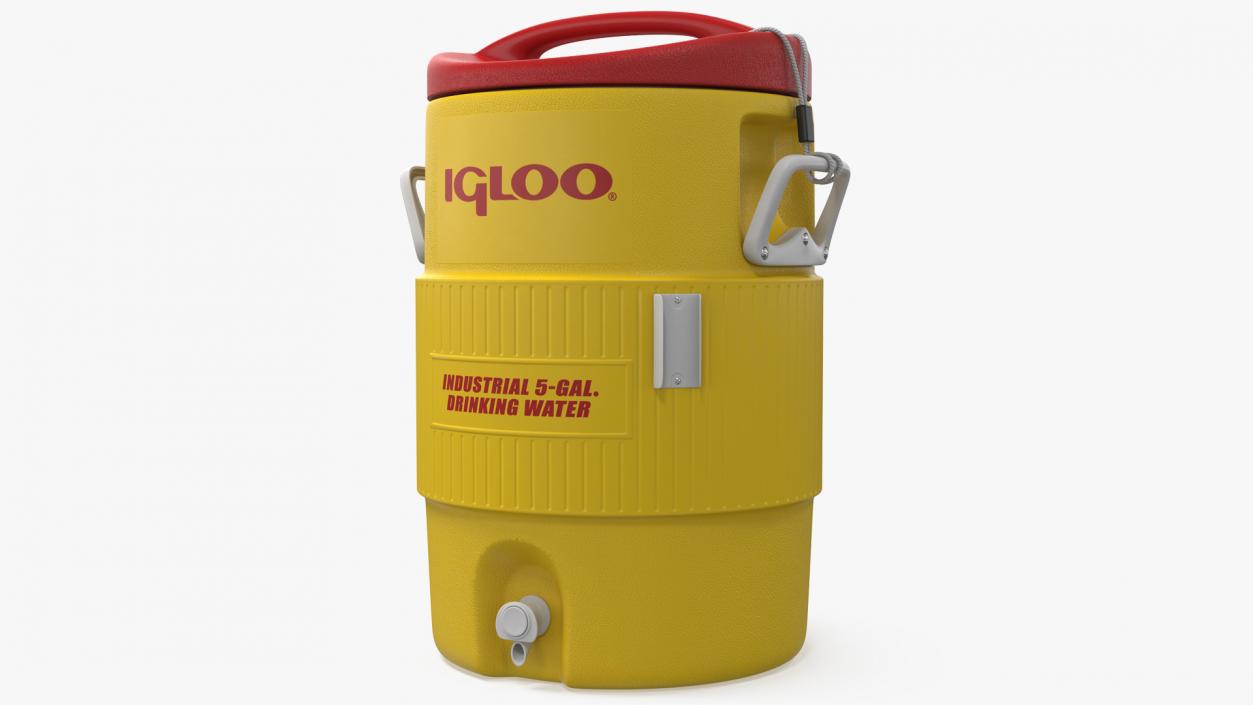 Igloo 5 Gallon Heat Stress Solution Industrial Water Cooler 3D model