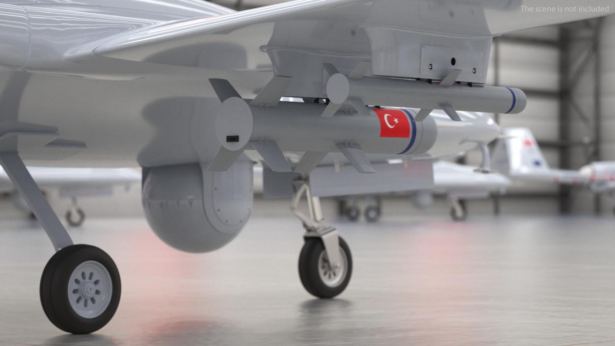 Bayraktar TB2 Turkish Armed Forces 3D model
