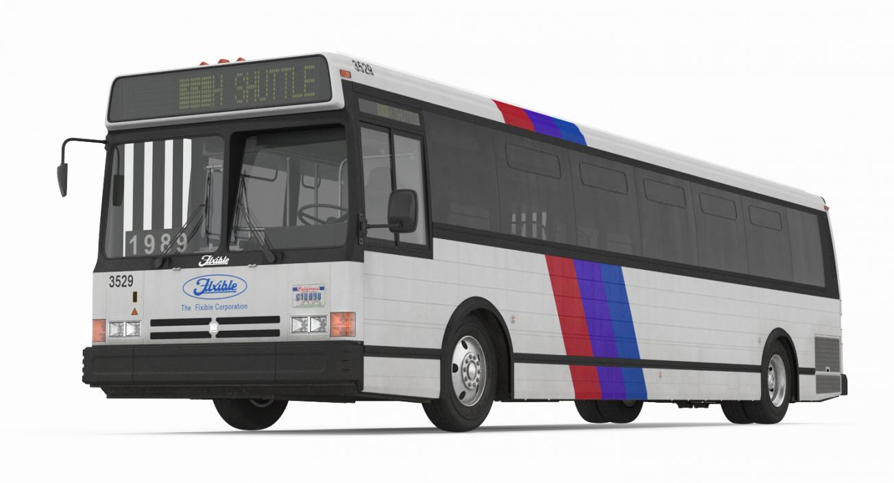 Flxible Metro D Bus 3D model