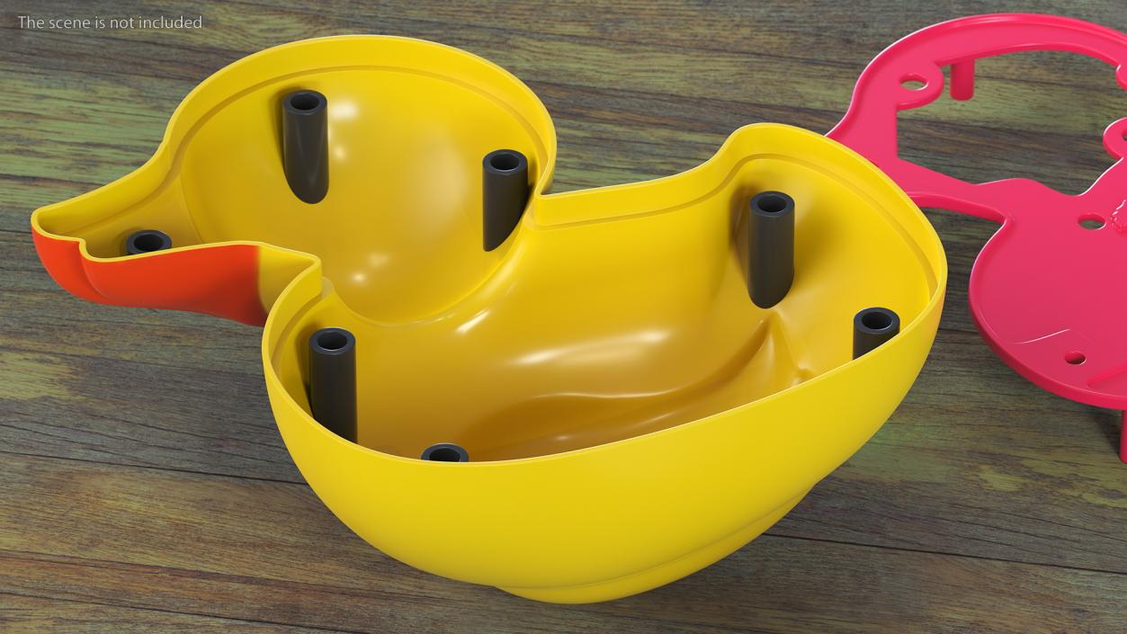 3D Bath Duck Anatomy Parts model