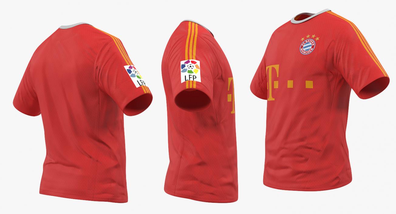 3D Soccer T-Shirt Bayern 2 model