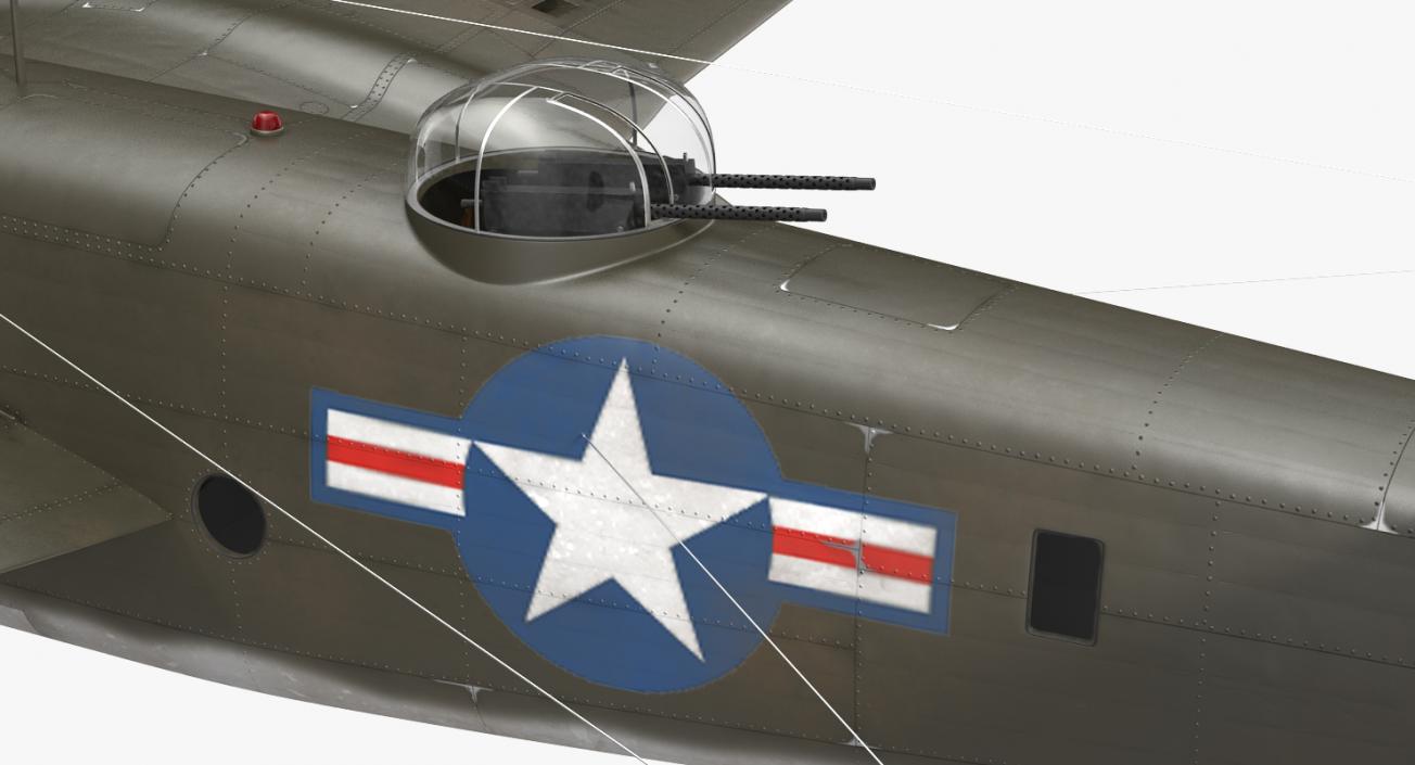 B-25 Mitchell US Medium Bomber Rigged 3D