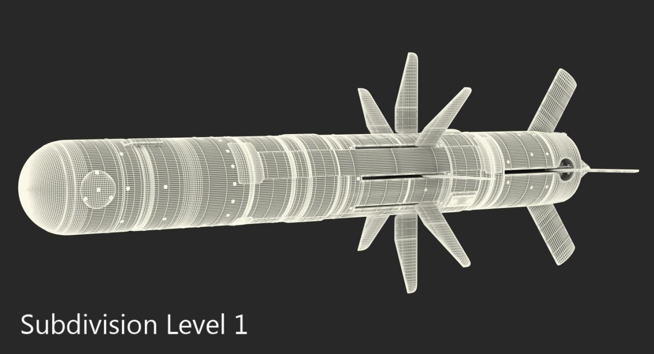 3D model Javelin Missile