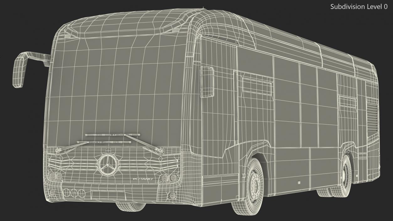 3D Mercedes-Benz eCitaro Two Doors