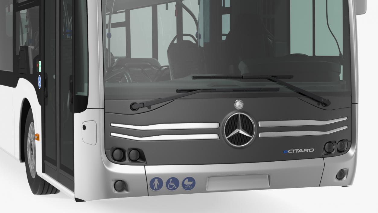 3D Mercedes-Benz eCitaro Two Doors