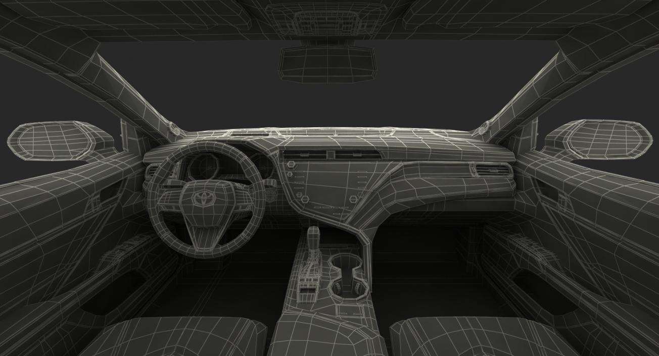 3D Toyota Camry Simple Interior model