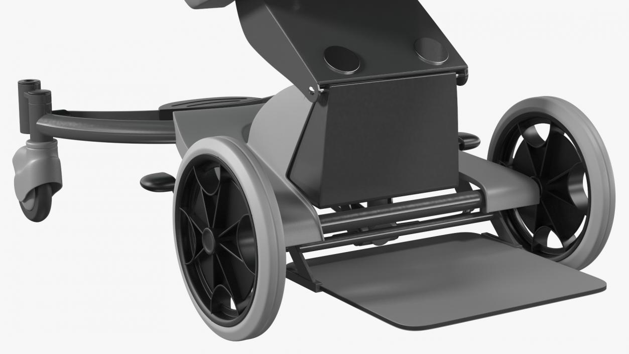 3D model Multifunctional Transport Chair Unfolded