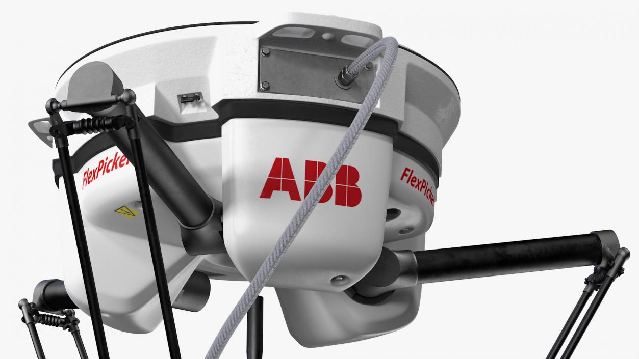 Parallel Robot ABB IRB 360 Flexpicker Rigged 3D model