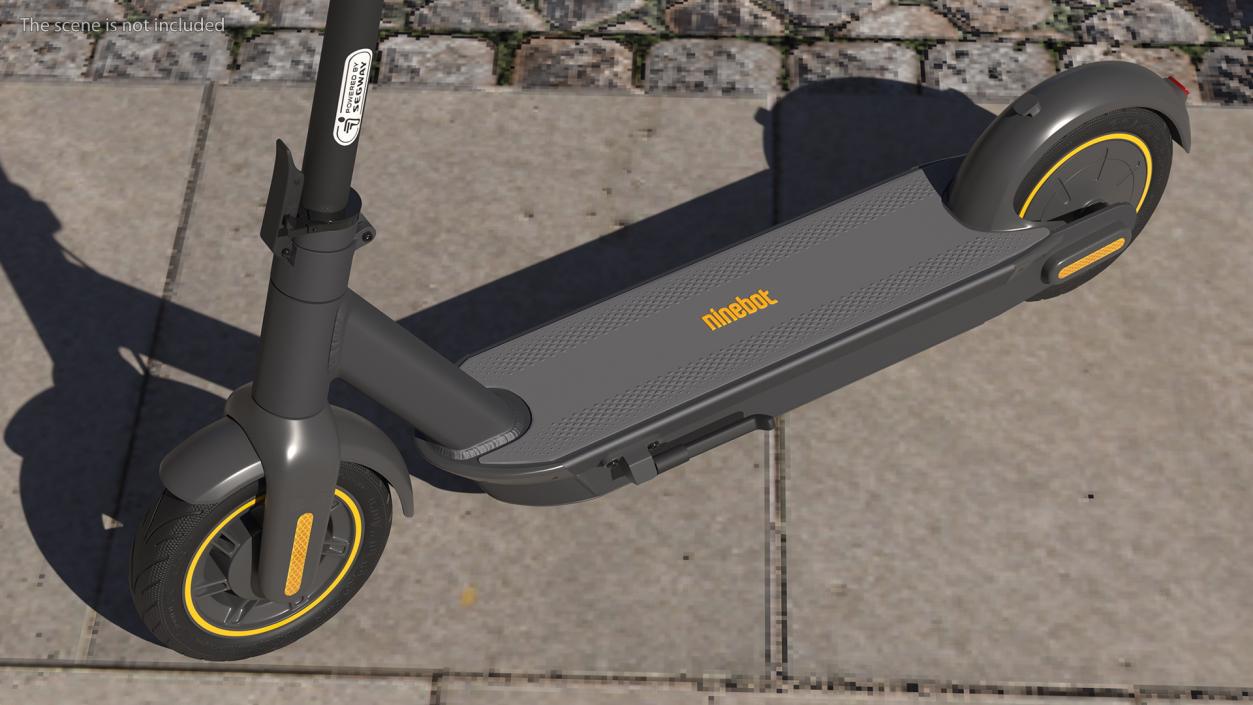 3D model Ninebot KickScooter MAX Rigged