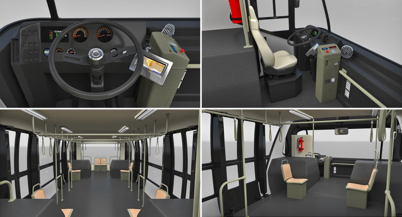 3D Airside Passenger Bus