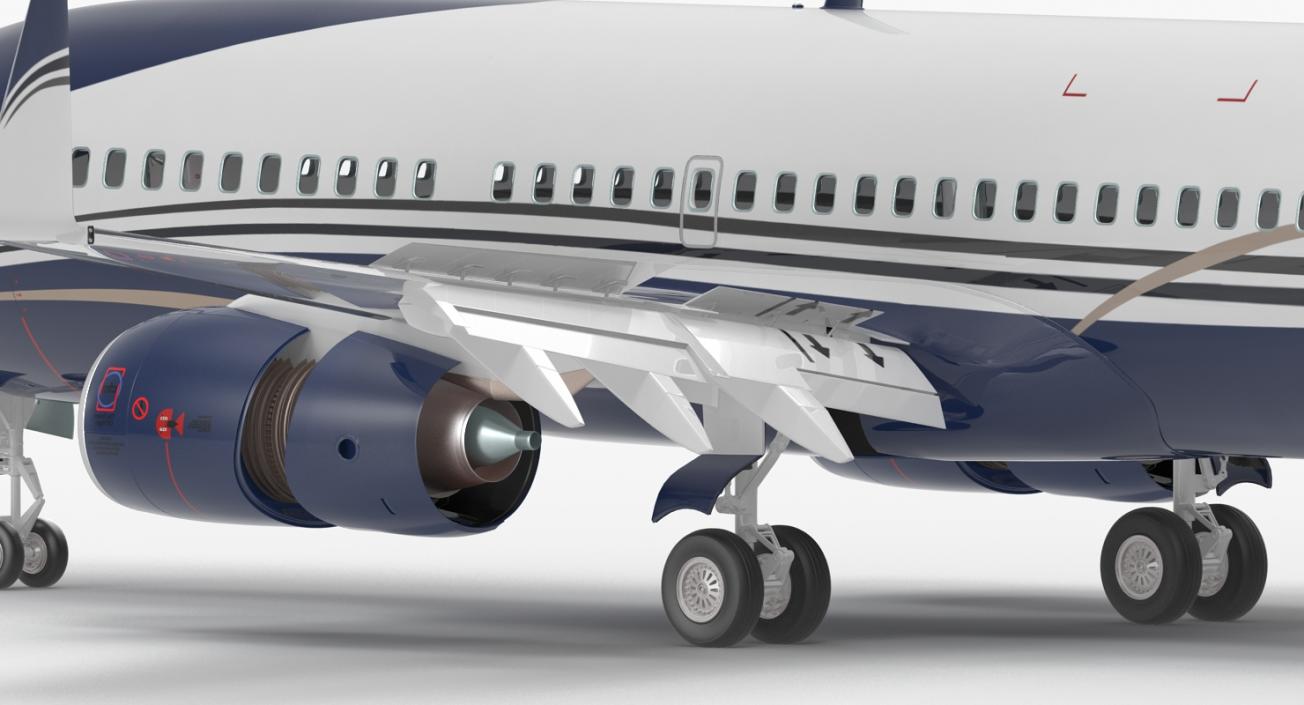 Boeing 737-700 Generic Rigged 3D model