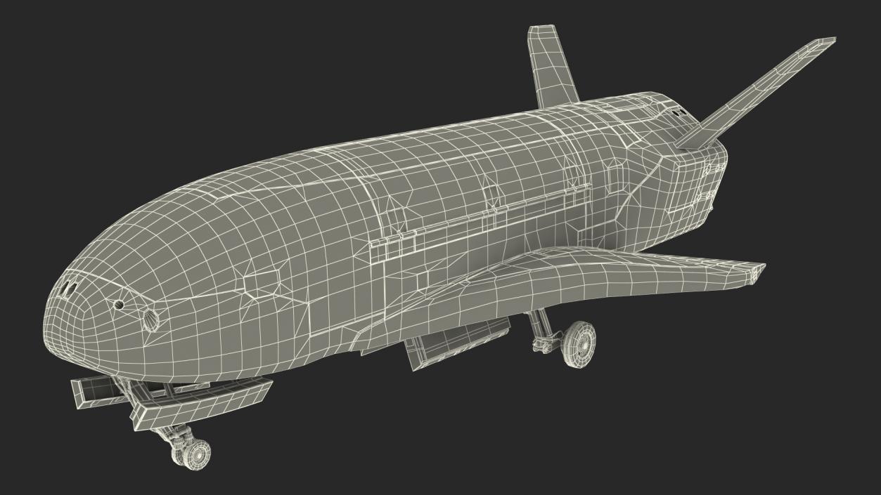 3D Boeing X37 Reusable Robotic Spacecraft model