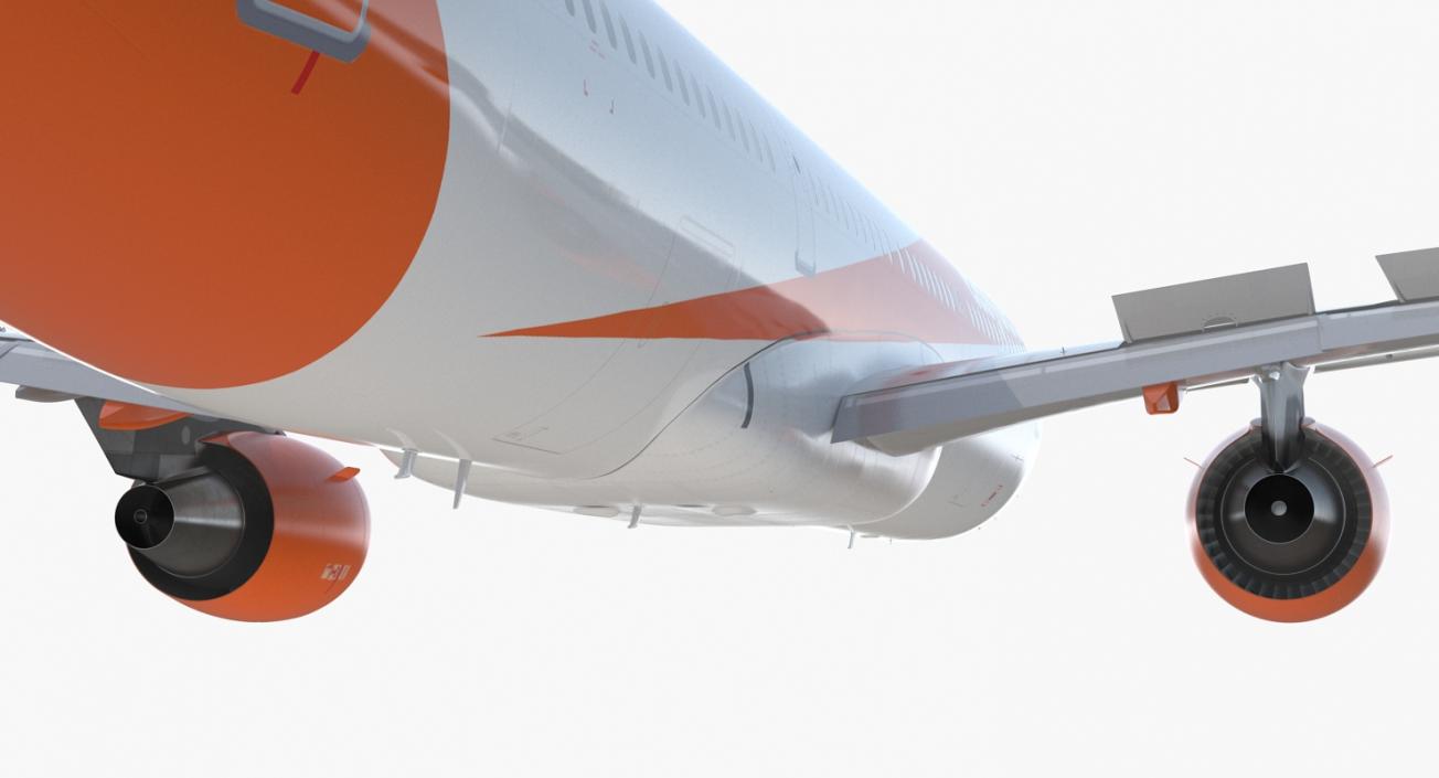Airbus A321 EasyJet Airline Rigged 3D model