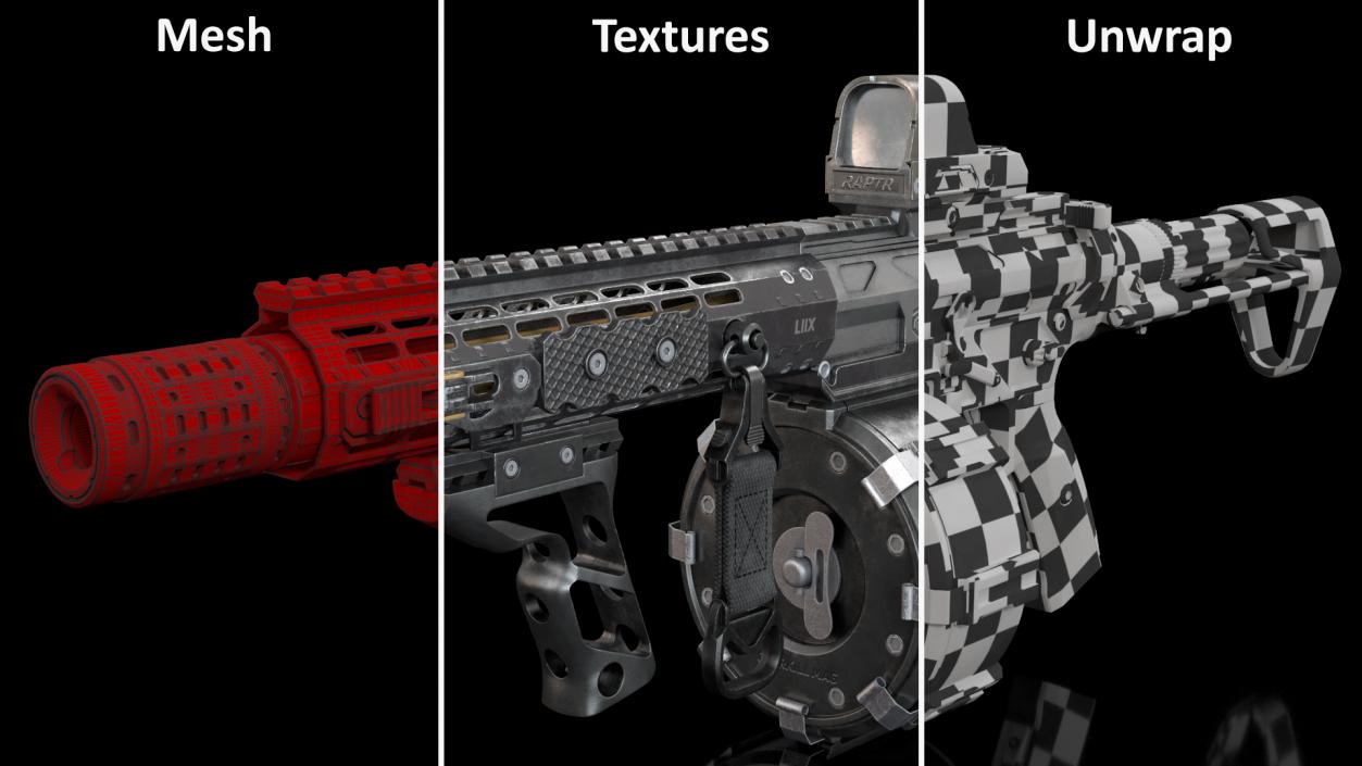 3D Custom Modern Shotgun