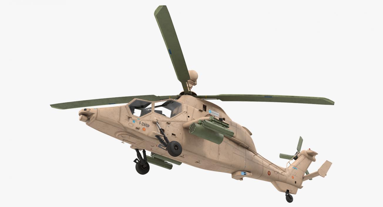 3D model Eurocopter Tigre EC665 Spain Rigged