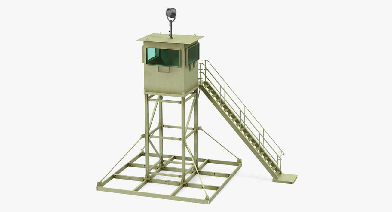 3D model Military Guard Tower